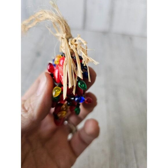 Chili pepper ornament lights unique Xmas tree - Picture 4 of 8